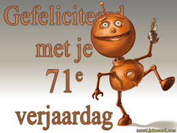 Jakosawi E Cards 71 Jaar Robot