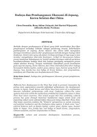 Gesaan di malaysia, kejayaan luth. Pdf Budaya Dan Pembangunan Ekonomi Di Jepang Korea Selatan Dan China