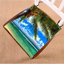 We've got large cushions, seat cushions, chair cushions & even dining chair cushions too. Gckg Beach Palm Tree Chair Pad Seat Cushion Chair Cushion Floor Cushion With Breathable Memory Inner Cushion And Ties Two Sides Printing 16x16 Inches Walmart Com Walmart Com