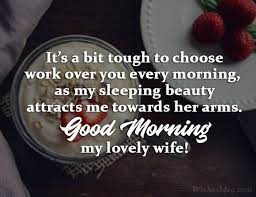 Your wife is your precious life partner, and your good morning messages will let her know how strongly you feel for her. Sweet Good Morning Messages For Wife Wishesmsg