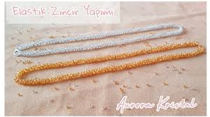 Elastik Zincir Yapimi Taki Tasarim Diy Youtube 2020 Taki Boncuk Isi Boncuk