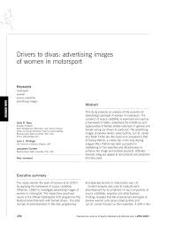 The determinant of the matrices can be the determinant is helpful in determining the solution of linear equations, capturing how the linear. Pdf Drivers To Divas Advertising Images Of Women In Motorsport