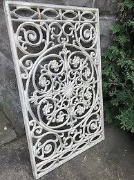 Vintage Cast Iron Metal Floor Wall Heat Register Grate Vent Architectural Garden Arquitetura Casas