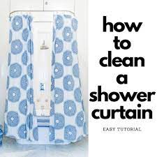 Rinse well before returning to the shower curtain rod. How To Clean A Shower Curtain Liner The Happier Homemaker