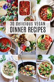 This vegan dinner roundup includes: Best Vegan Dinner Recipes Perfect For Beginners