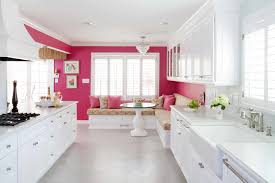 If you want to try this color scheme but are unsure about using too much pink, use this kitchen as an example and add it in doses with pink utensils, cups, towels, and other small decorations. 13 Pink Kitchens Kitchen Brimming With Grown Up Style