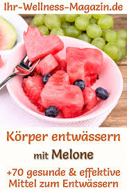 Was wassermelonen gesund macht, welche nährwerte wassermelonen enthalten und wie wassermelonen beim abnehmen helfen können wassermelonen sind deshalb so gesund, da sie sich mit 95 prozent wasseranteil neben gurken und tomaten im besonderen maße eignen, um. Entwassern Mit Melone Gegen Wassereinlagerungen Zum Entgiften
