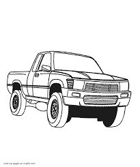 There are tons of great resources for free printable color pages online. Pickup Truck Free Coloring Pages Coloring Pages Printable Com