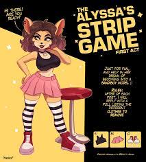 Alyssa's Strip Game 1 comic porn | HD Porn Comics