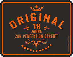 Rahmenlos Blechschild Zum 18 Geburtstag Zur Perfektion Gereift Online Kaufen Otto