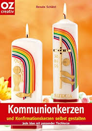Taufkerzen, konfirmationskerzen und kommunionkerzen für religiöse feiern. Kommunionkerzen Und Konfirmationskerzen Selbst Gestalten Creativ Taschenbuecher Ctb Renate Schatzl Amazon De Bucher