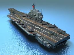 Liaoning Aircraft Carrier 3d Model Max C4d Obj 3ds Fbx Lwo Stl Aircraft Carrier Soviet Navy Liaoning