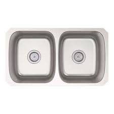 30 35 Double Bowl Undermount Kitchen Sinks Kitchen Sinks The Home Depot Double Bowl Kitchen Sink Kitchen Sink Double Basin Kitchen Sink