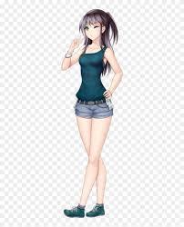 There's just so many girls in anime with dark hair, and they're all so darn lovable. Anime Girl With Black Hair Ayame Shimizu Dark Green Hot Anime Girl With Black Hair Clipart 433301 Pikpng