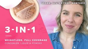 ROOT PEARL POWDER FOUNDATION (review+application)