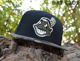 Custom Cleveland Indians 59fifty Fitted Cap By New Era X Mlb Hat Club Hats New Era Snapback Hats