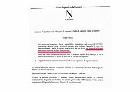 Regole in vigore per spostamenti interregionali. Coronavirus In Campania Ordinanza Vieta Le Pizze Dopo Le 18