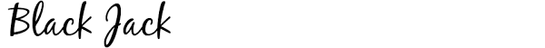 Black Jack Font 