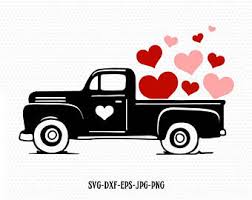 Download Valentines Truck Svg Etsy