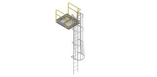 Escalera De Gato Plataforma 3d Cad Model Library Grabcad
