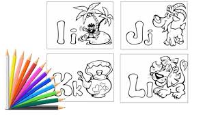 These alphabet letters and numbers are great for coloring pages and coloring sheets, crochet patterns, drawing and painting projects, svg files for. English Alphabet Ijkl Coloring Pages For Children Youtube