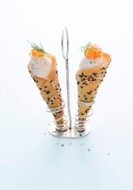 Vorspeisen Geraucherter Lachs Vorspeise Fingerfood Vorspeisen