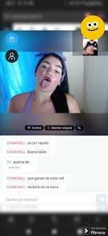 Cumshot VideoChat unknown voyeur