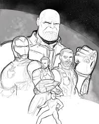 Infinity War Marvel Drawings Comic Books Art Drawings