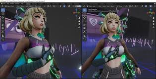 DaddyMouse on X: This is how Skye and Cassie look like by default when  imported to Blender. Skye is doing the default lobby intro animation. Does  this make them a match made