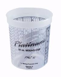 Quart sounds like quarter, which makes us think of fours. E Z Mix 1 Quart Cups