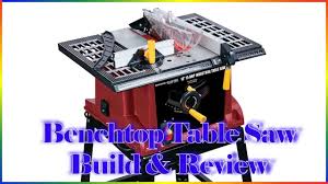 Harbor Freight Benchtop Table Saw Review Youtube