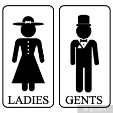 Aufkleber Symbole Von Mannern Und Frauen Im Retro Stil Pixers Wir Leben Um Zu Verandern