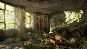 I Have A Mansion In The Post Apocalyptic World Post Apocalypse Interior Tan Zher Yung On Artstation At Https Www Artstation Com Artwork Zzrj0 Post Apocalypse Apocalypse Landscape Post Apocalyptic Art