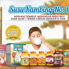 Susu kambing merupakan minuman terbaik untuk menjaga kesehatan tubuh. Produk G Star Ar Rayyan Susu Kambing R Rayyan Gstar