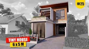 Tiny House Design 5 X 6 Meters 21 Sqm Modern Elegant And Low Budget Tiny House Design House Design Tiny House