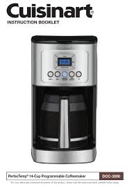 4.6 out of 5 stars with 1538 ratings. Cuisinart Perfectemp Dcc 3200 Instruction Manual Pdf Download Manualslib