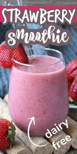 Strawberry Smoothie Recipe In 2020 Strawberry Smoothie Fruit Smoothie Recipes Free Smoothie Recipes