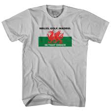 Gareth bale describes cult wales, golf, madrid chant as a good bit of fun and displays banner after wales' clinch euro 2020 spot vs. Gareth Bale Wales Golf Madrid In That Order Adult Cotton Soccer T Shirt By Ultras Ruckus Rugby