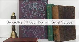Restock alarm for this item has already been set. How To Make A Diy Decorative Fake Book Box With Secret Storage