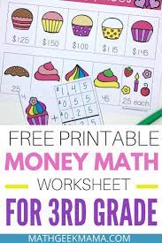Free Cupcake Shop Money Math Problems Money Math Money Math Activities Money Math Problems