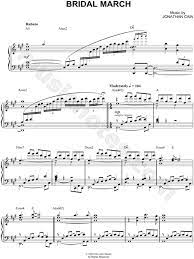 We did not find results for: Jonathan Cain Bridal March Sheet Music Piano Solo In A Major Transposable Download Print Sku Mn0078339