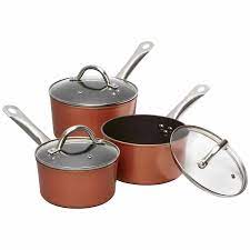 They're ideal for soups and sauces, for cooking rice, pasta or eggs and reheating your leftovers. Wilko Cookware Set Stainless Steel Wilko Pan Set