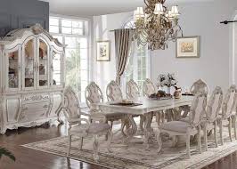 Furnish now, pay later learn more. Acme Furniture Ragenardus 10 Piece Dining Room Set 61280 10set White Dining Room Sets Elegant Dining Room Traditional Dining Room Sets