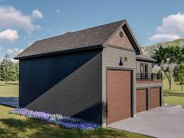 Left View 050g 0095 Guest House Plans Garage Apartment Plans Craftsman House Plans