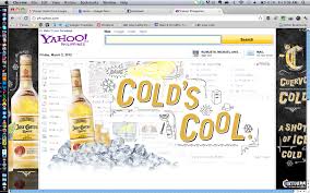 Jose Cuervo Cold Yahoo Homepage Takeover Banner Ads Web Banner Jose Cuervo