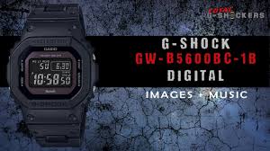 Casio g shock tough solar watch men 24h light chro alarm date plastic black 200m. Casio G Shock Gwb5600bc 1b Bluetooth Tough Solar Digital 50 Hd Images Music Images Only Youtube