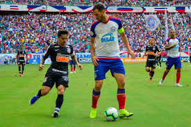 'o placar moral do jogo foi 9 a 1' quarenta e três jogadas, primeiro tempo de jogo, gabigol domina, cruza, levantou na boca do gol, tentou o toque de cabeça bruno henrique! Bahia Bate Corinthians Com Gols De Ex Jogadores De Palmeiras E Sao Paulo Comunica Am