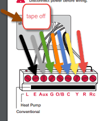 There will be main lines that are represented by l1 l2 l3 and so on. I Have A Ge Weathertron For Bay28x138 Or Bay 28x140 With 8 Wires Landed O Orange R Red T G Y Yellow X2 Black