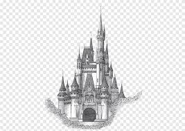 Disney castle princess 22l x 32hpink cinderella girls vinyl wall decal sticker art. Castle Neuschwanstein Castle Cinderella Castle Drawing Sketch Princess Castle Building Monochrome Png Pngegg