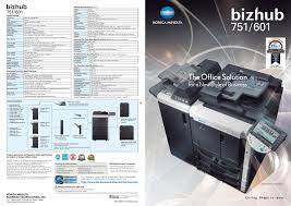 Download the latest drivers, manuals and software for your konica minolta device. 751 601 Manualzz